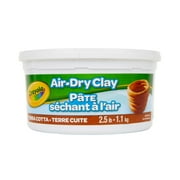 Crayola Air-Dry Clay Bucket, 2.5 lb., Terra-Cotta Clay, Gray Bucket
