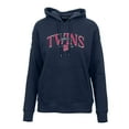 thumbnail image 2 of Women's Levelwear Navy Minnesota Twins Adorn Cooperstown Collection Retro Spellout Pullover Hoodie, 2 of 3