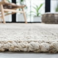thumbnail image 4 of SAFAVIEH Natural Fiber Delmar Solid Area Rug, Bleach/Ivory, 8' x 10', 4 of 8