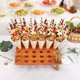 thumbnail image 4 of Soporte para conos de helado, soporte para conos de comida de madera con 36 agujeros, soporte de exhibición para alimentos, bandeja para aperitivos, estante para palomitas de maíz para Sushi, 4 of 5