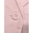 thumbnail image 4 of Innerwin Blazers Solid Color Women Cardigan Jacket Work Shawl Neck Slim Fit Business Jackets Pink L, 4 of 6