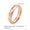 4mm-Rose Gold, variant on 2mm/4mm/6mm/8mm Tungsten Carbide Bands Men Women's 5 Colors Plating Women's Ring