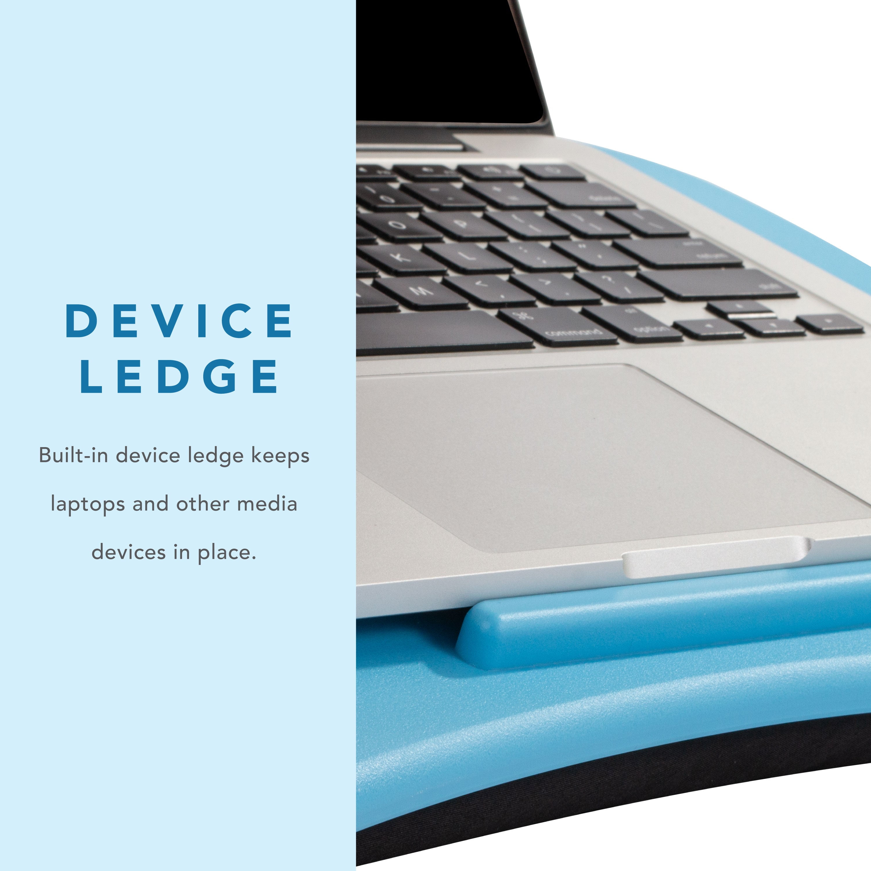 Lapgear Heritage Lap Desk with Device Ledge - White Wash