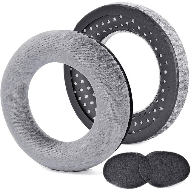 Almohadillas de repuesto para auriculares compatibles con auriculares beyerdynamic DT990 / DT880 / DT770 PRO (negro) Adepaton XM093-2