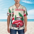 thumbnail image 4 of Lsque Merry Christmas 1 pattern Hawaiian Shirt for Men, Unisex Summer Beach Casual Short Sleeve Button Down Shirts-XX-Large, 4 of 9