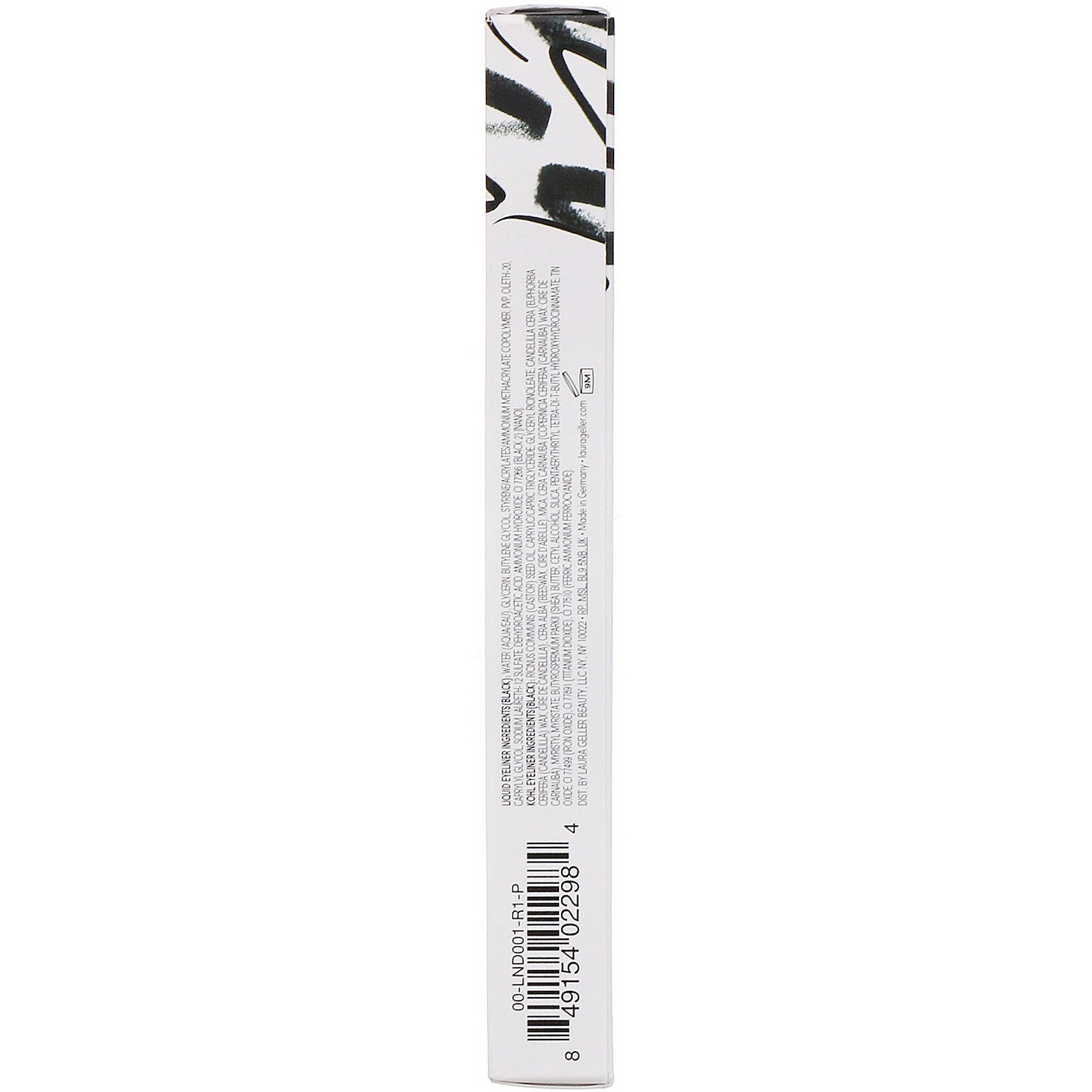 Laura Geller Line-N-Define Dual Dimensional Liquid Eyeliner, Black, 0.087 Oz