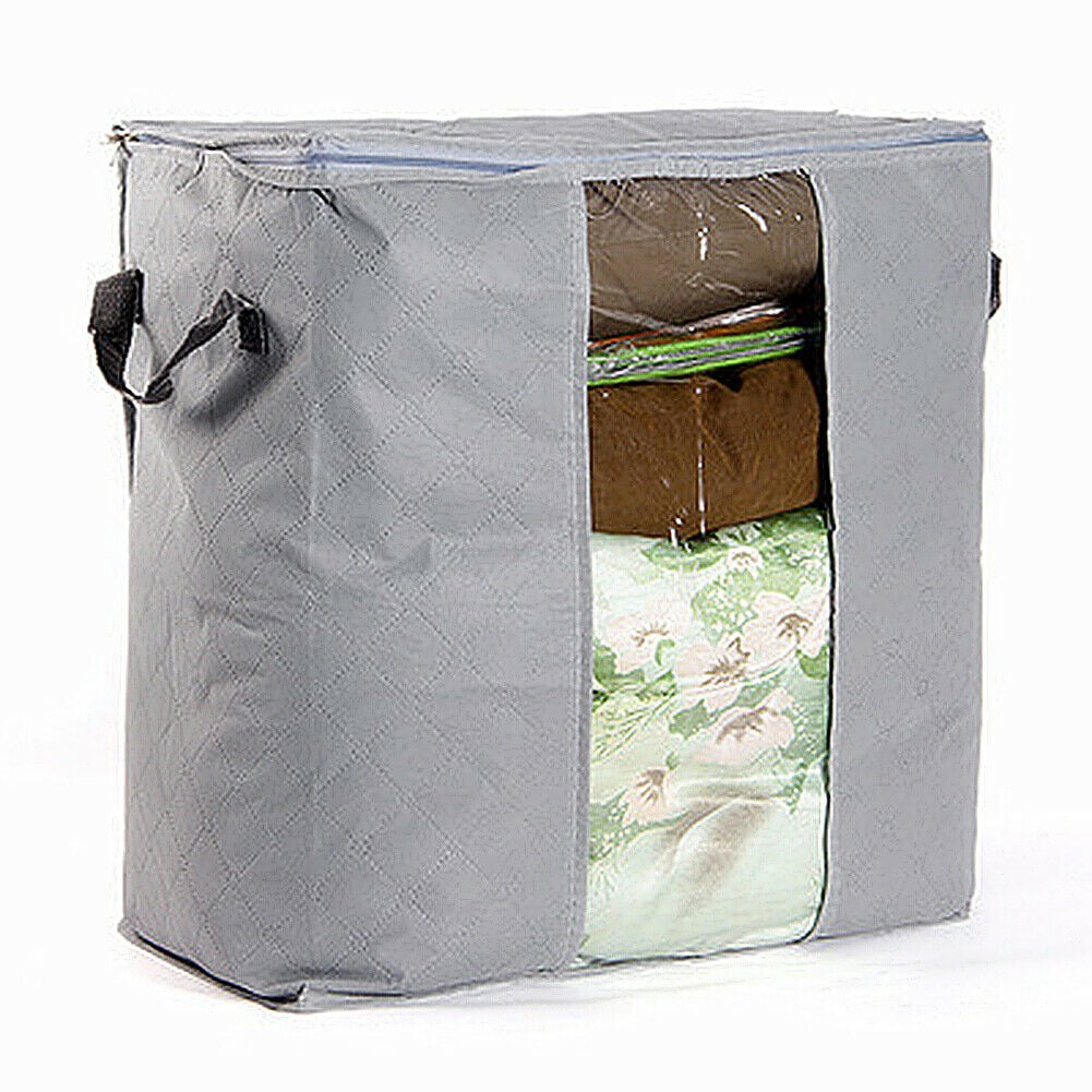 2× Large Anti Dust Clothes Storage Bag Quilt Blanket Storage Sort Home  Organizer