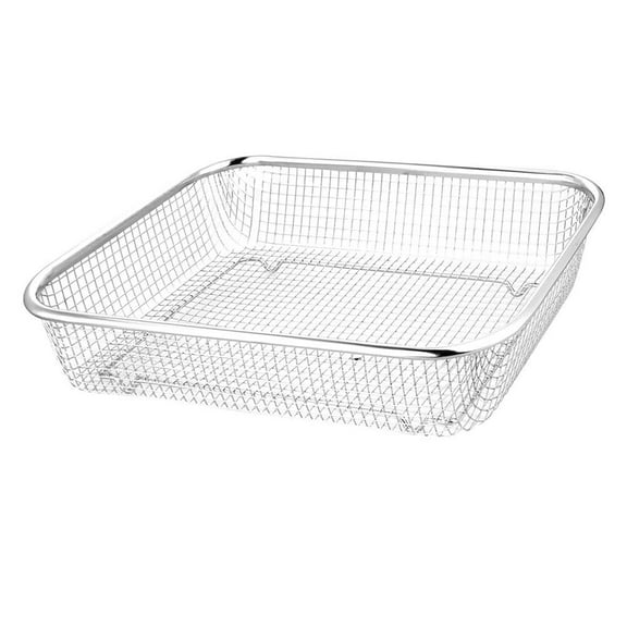 WRISTBIQUE Stainless Steel Fruit Washing Basket Mesh Strainer for Kitchen Use