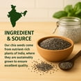 thumbnail image 2 of Spicy Pantry Raw Black Chia Seeds – 4oz, Vegan, Gluten-Free, Rich in Fiber, Ideal for Smoothies & More, 2 of 9