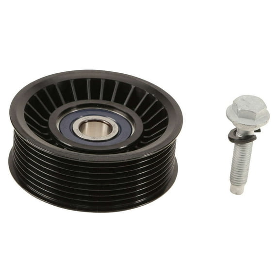Genuine OEM Replacement for On tensioner assembly 2009-2013 Jaguar XF Accessory Drive Belt Idler Pulley - Supercharger for Jaguar XF