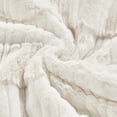 thumbnail image 5 of Home Soft Things Sculpted Stripe Faux Fur Pillow Covers, 1 piece, 20"x20", White, 5 of 9