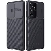Kartokner Samsung Galaxy S21 Ultra Case, CamShield Pro Series Case with Slide Camera Cover, Slim Stylish Protective Case for Samsung Galaxy S21 Ultra - Black