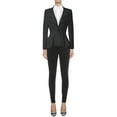 thumbnail image 2 of Hybrid & Company Women Double Notch Lapel Office Blazer, 2 of 4