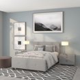 thumbnail image 4 of Tribeca Full Size Tufted Upholstered Platform Bed in Light Gray Fabric, 4 of 6