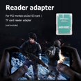 thumbnail image 1 of Para PS2 MX4SIO SIO2SD Adaptador de lector de tarjetas Secure Digital (blanco claro), 1 of 5