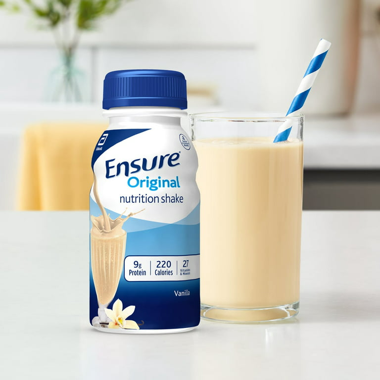 Ensure Original Nutrition Shake, Vanilla - 6 pack, 8 fl oz bottles