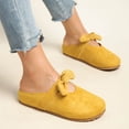 thumbnail image 3 of Bow Knot Mary Jane Mules, Slip On Closed Toe Shoes, Casual Comfort Footwear (Women's), 3 of 6