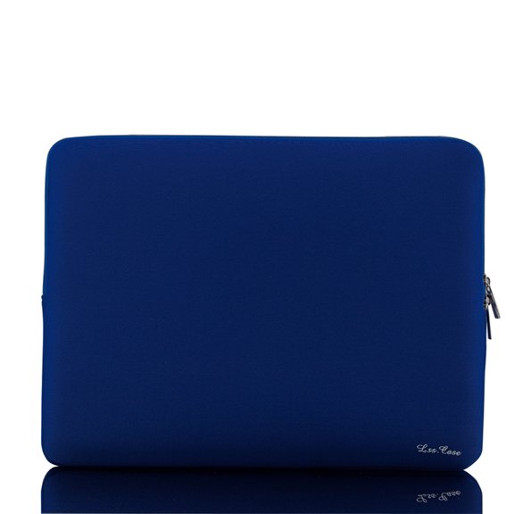 moobody Zipper Soft Sleeve Bag Case Portable Laptop Bag Replacement for 13 inch MacBook Air Pro Retina Ultrabook Laptop Dark Blue
