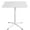White, variant on Modern Dining Table, Thickness MDF top white kitchen bar Table，Mid-Century modern dinning Table for Kitchen Dining Room & Living Room.
