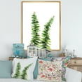 thumbnail image 2 of Designart 'Fern Plant Leaves Detail V' Tropical Framed Canvas Wall Art Print, 2 of 5