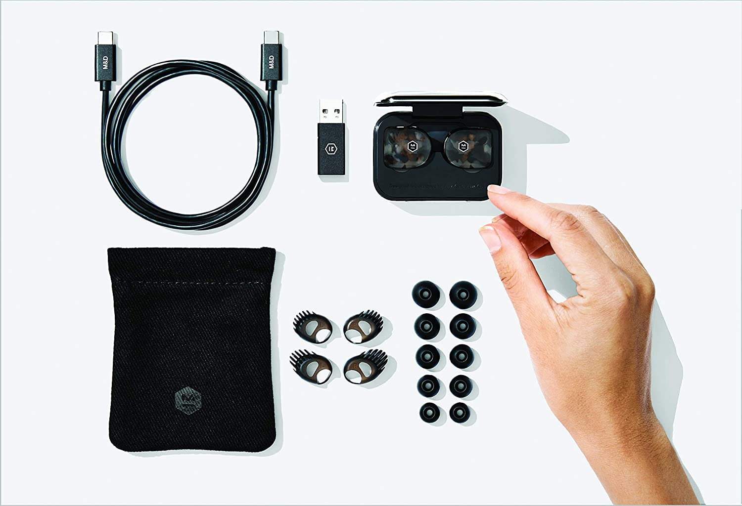 Master & Dynamic MW07 True Wireless Earphones - Grey