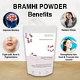 thumbnail image 3 of NAMHYA Organic Brahmi Powder- 100% Natural for Enhanced Brain Function, Health, Strengthen Memory and Hair Growth and Skin Care 3.53 oz (100 Grams), 3 of 7
