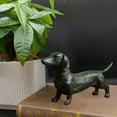thumbnail image 4 of Figurine de Chien Figurine de Chien Résistante aux Intempéries Inaltérable Anti-Rayures Résistante aux Chutes de Collection Sculptée à la Main Long Corps Sculpture de Chien Déco de Jardin, 4 of 6