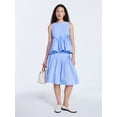 thumbnail image 2 of Free Assembly Women's Pintuck Knee Length Skirt, Sizes XS-XXL, 2 of 5