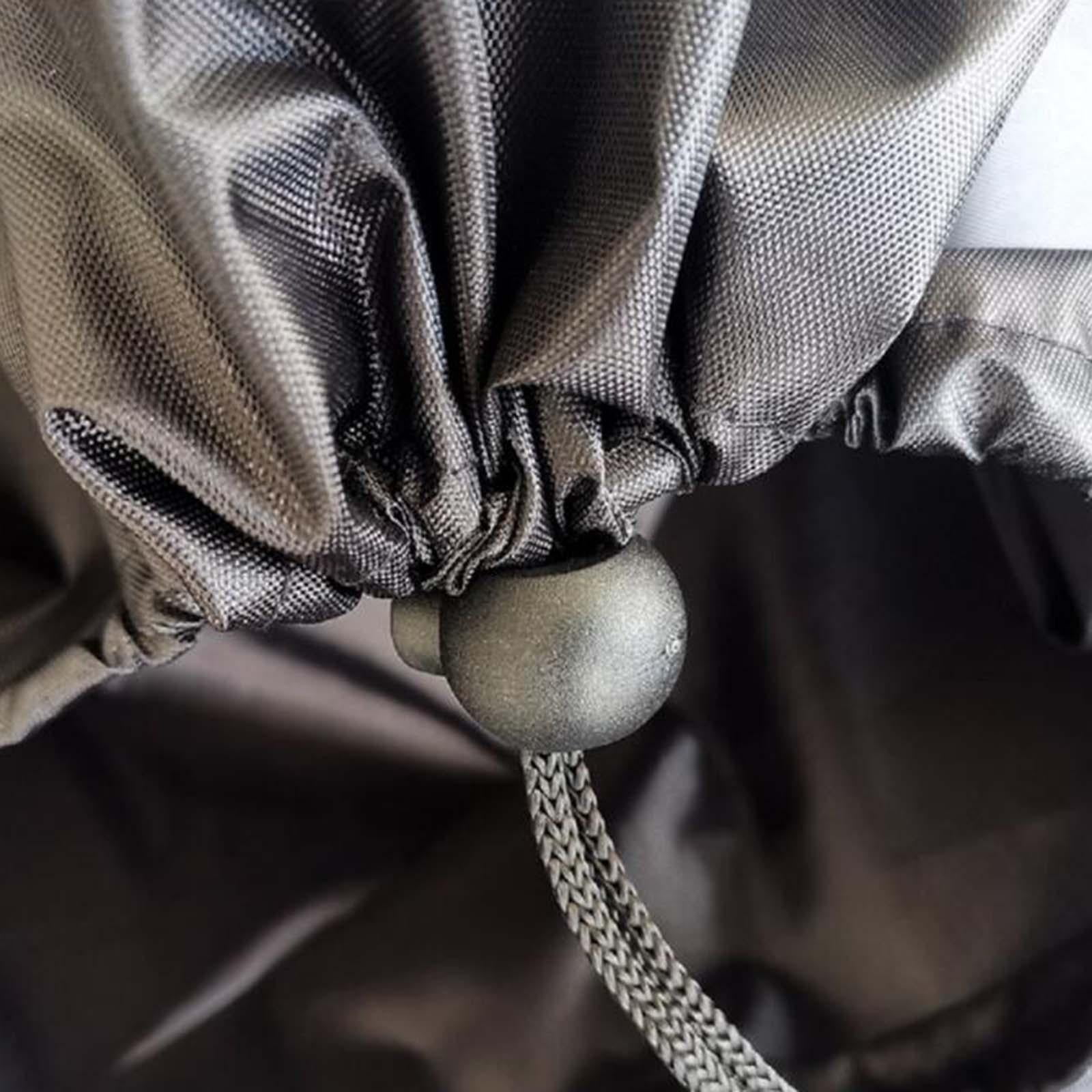Kayak Boat Cover Rowing Water Sunblock with Drawstring Strap Rain Resistant Protective for Inflatable Boat Dinghy, 380x94x46cm