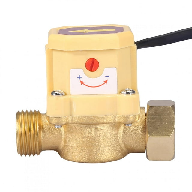 Interruptor de control automático de presión con sensor de flujo ajustable y rosca G1/2-G1/2 para bomba de agua de 220 V