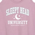 thumbnail image 3 of Instant Message - Sleepy Head University - Women's Racerback Tank Top, 3 of 6