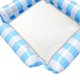 thumbnail image 5 of Ins Nuevo Modelo Transfronterizo Cama Flotante Inflable Hamaca A Rayas Drenaje Flotante Tumbona Inflable Punto Flotante Al Por Mayor 4 Tubos Rayas Rectas Azul Claro), 5 of 6