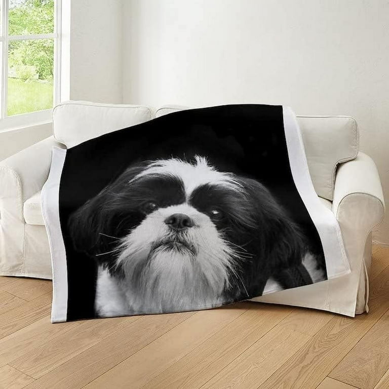 Shih tzu clearance fleece blanket