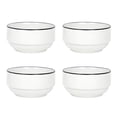 thumbnail image 4 of Mainstays Black rim grès Round Bowl, 4 of 5