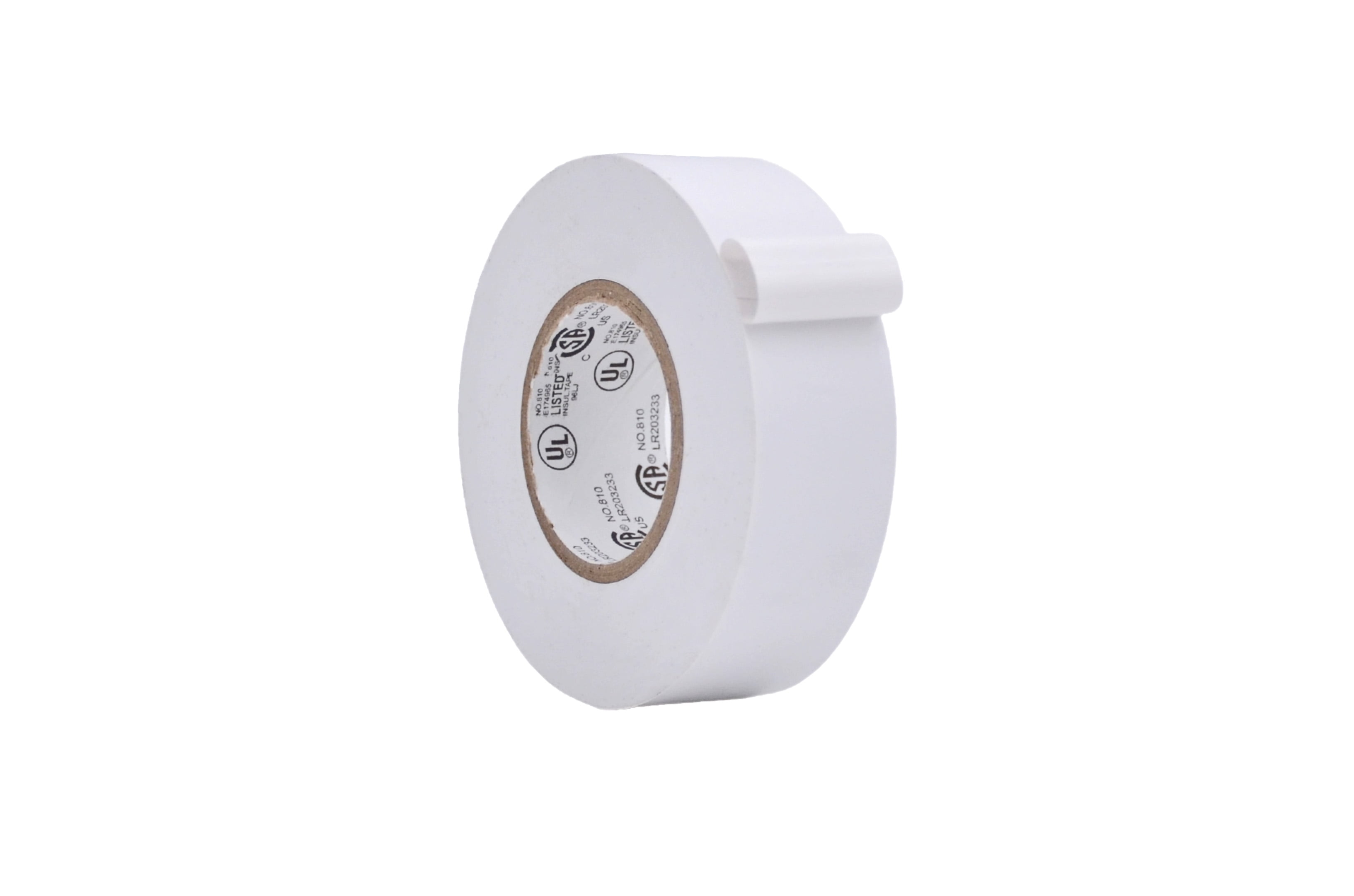 WOD Tape White Electrical Tape General Purpose 1 in. x 66 ft. High