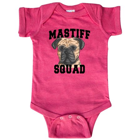 

Inktastic Dog Mastiff Squad Gift Baby Boy or Baby Girl Bodysuit