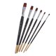 thumbnail image 2 of Juego de 6 Pinceles de Pintura Sunnimix Mango Corto Nylon Cabellos, 2 of 6