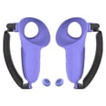 thumbnail image 4 of 5 Pares Empuñaduras Controlador TPU para Accesorios Meta Quest 3 VR () Morado, 4 of 4