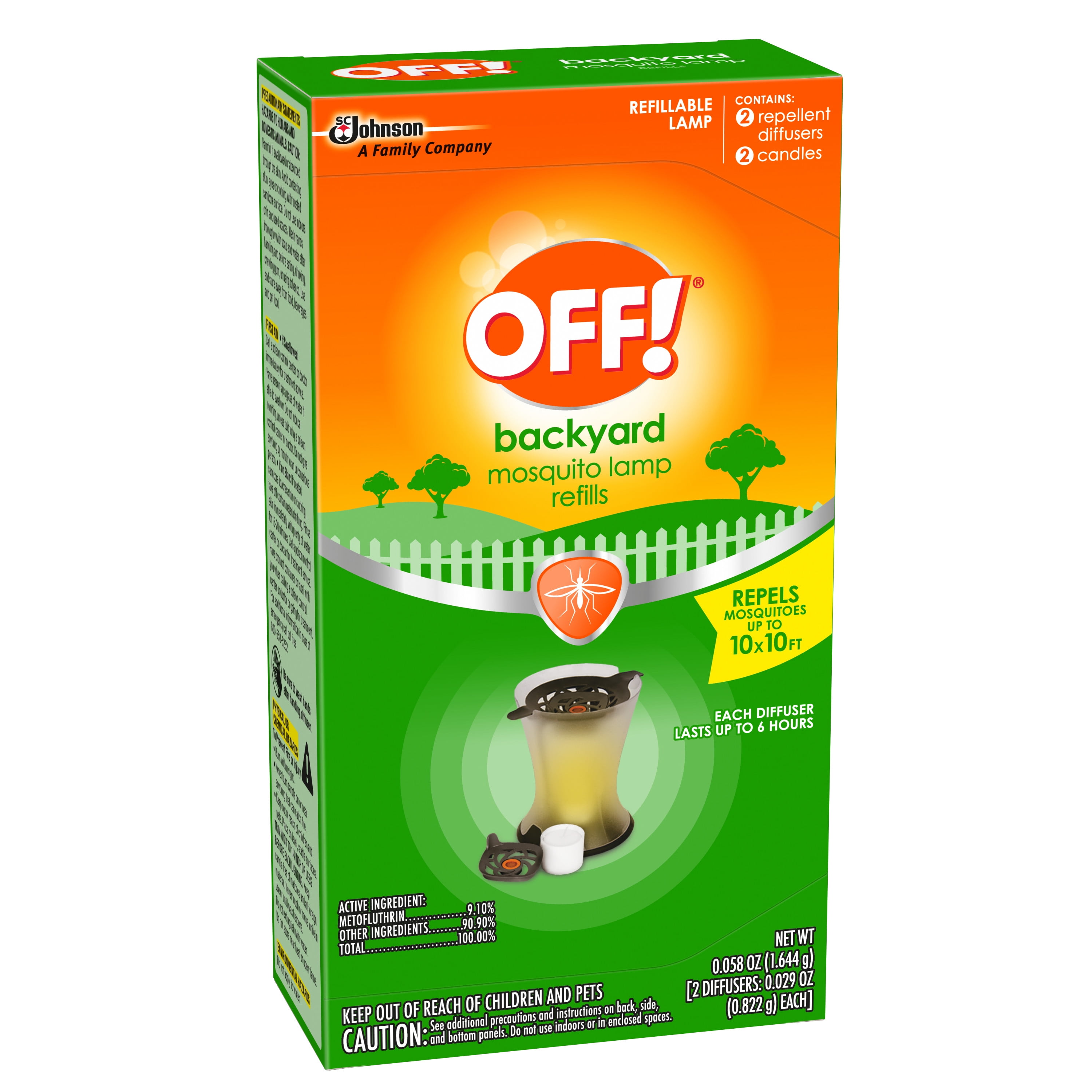 OFF! Mosquito Lamp Refills (2 count, 0.058 Ounces)