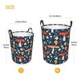 thumbnail image 2 of Lsque Colorful Mushrooms pattern Laundry Hamper Basket, Tall Woven Rope Hamper Basket for Clothes, Lightweight Storage Basket, Collapsible Waterproof-Small, 2 of 8