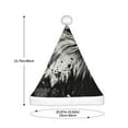thumbnail image 3 of Fuzoiu Ink Style Bald Eagle Print Santa Hat Christmas Hat for Adults,Santa Hats with Pompom, Unisex Xmas Holiday Hat for Christmas New Year Festive Party Supplies, 3 of 6