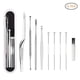 thumbnail image 2 of Orejera De Acero Inoxidable 8 Piezas Ear Pick Set De Acero Inoxidable Earpick Ear Wax Curette Remover Ear Clean Tool Con Estuche, 2 of 8