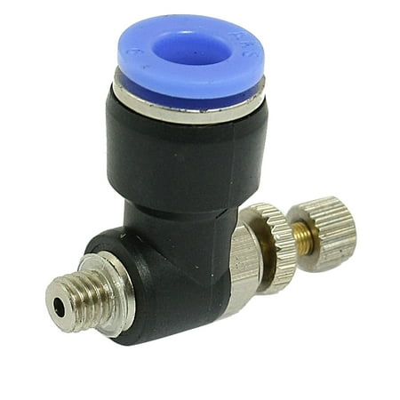 - Unique Bargains 2 Pcs 6mm One Touch Fitting 5mm Thread Pneumatic Speed Controller Air Valve