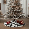 thumbnail image 4 of Lukts Cute Cartoon Polar Bear Print Color Life Christmas Tree Skirt, Winter Holiday Tree Mat Decoration ,Can be Used as A Shawl-48", 4 of 6