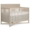 thumbnail image 4 of Dream On Me Owen 5-in-1 Convertible Crib, Greenguard Gold & JPMA Certified, Converts from Baby Crib to Toddler Bed, Kids Bed and Full Size Bed, Almond Butter, 4 of 10