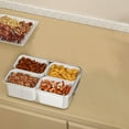 thumbnail image 7 of COFEST Kitchen Plastic Food Storage Container with Airtight Lids ReusableLeftover Food Lunch Boxes - Leak Proof White, 7 of 7