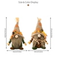 thumbnail image 3 of Fall Decor Wzzjkit Gnomes Plush Thanksgiving Decorations, Handmade Harvesting Season Sunflower Faceless Old Man Doll Gnome Fall Decorations for Home Thanksgiving Gifts, Fall Gnomes, 3 of 3