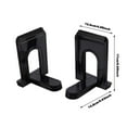 thumbnail image 3 of Clearance Office&Craft&Stationery under $5 Bookends For Shelves – Book Ends For Heavy Book Stoppers Heavy Duty Book Holder Organizer – Black, 3 of 7