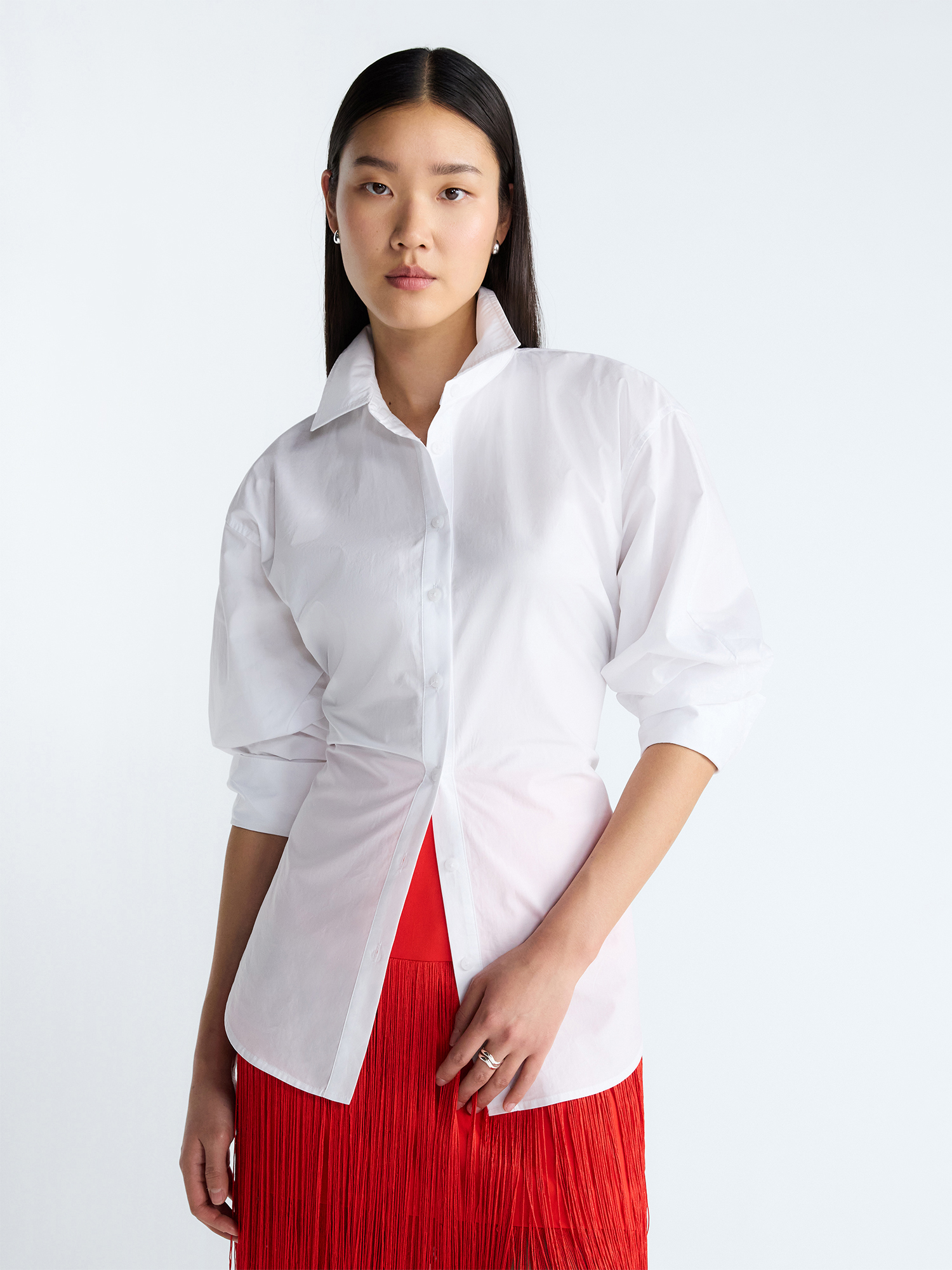 Devil Wears Prada Scoop Collection Women's Lace Trim Blouse, Sizes