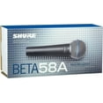thumbnail image 2 of Shure Beta 58A Supercardioid Dynamic Vocal Microphone, 2 of 3